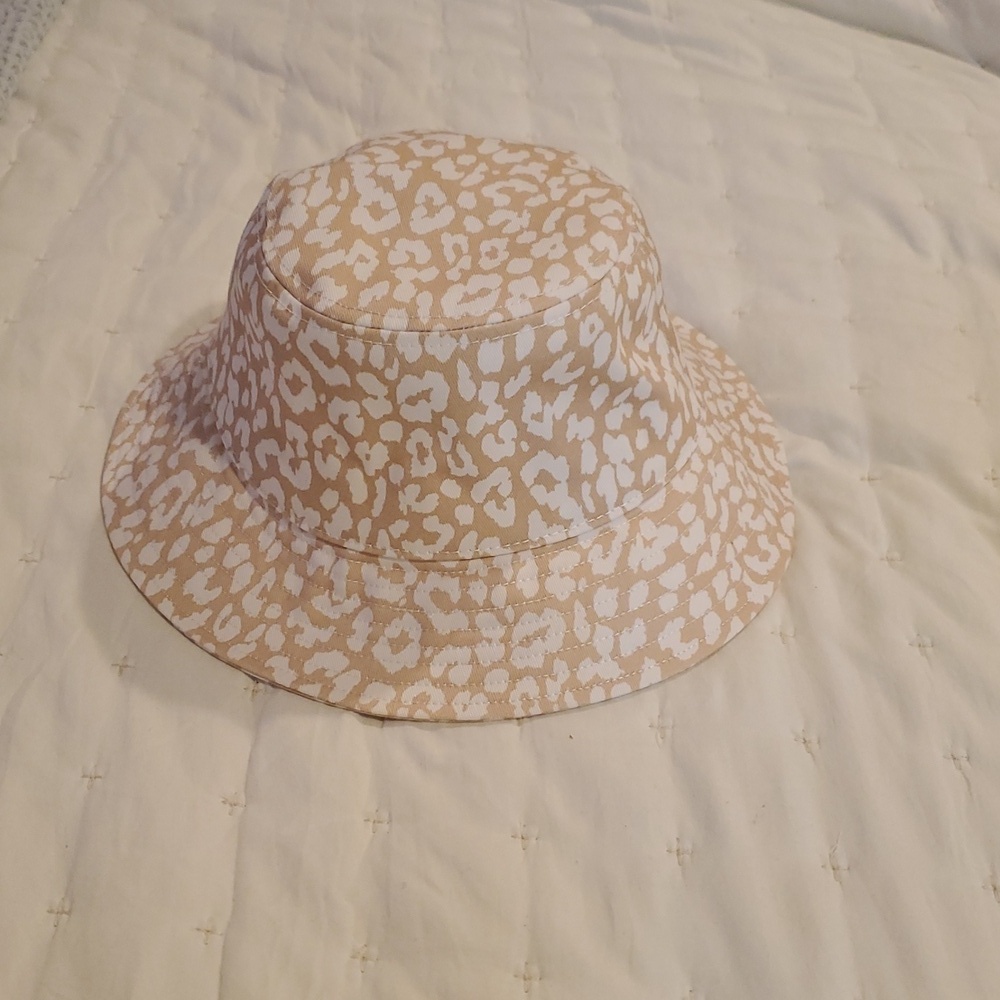 J.CREW FACTORY Printed Cream White Hat